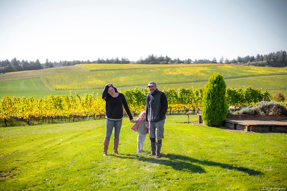 Photos with Communique Wines in McMinville, Oregon, in the Fall of 2020.